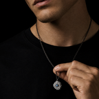 "Meteor" — 999 Fine Silver Necklace · Celestial Collection