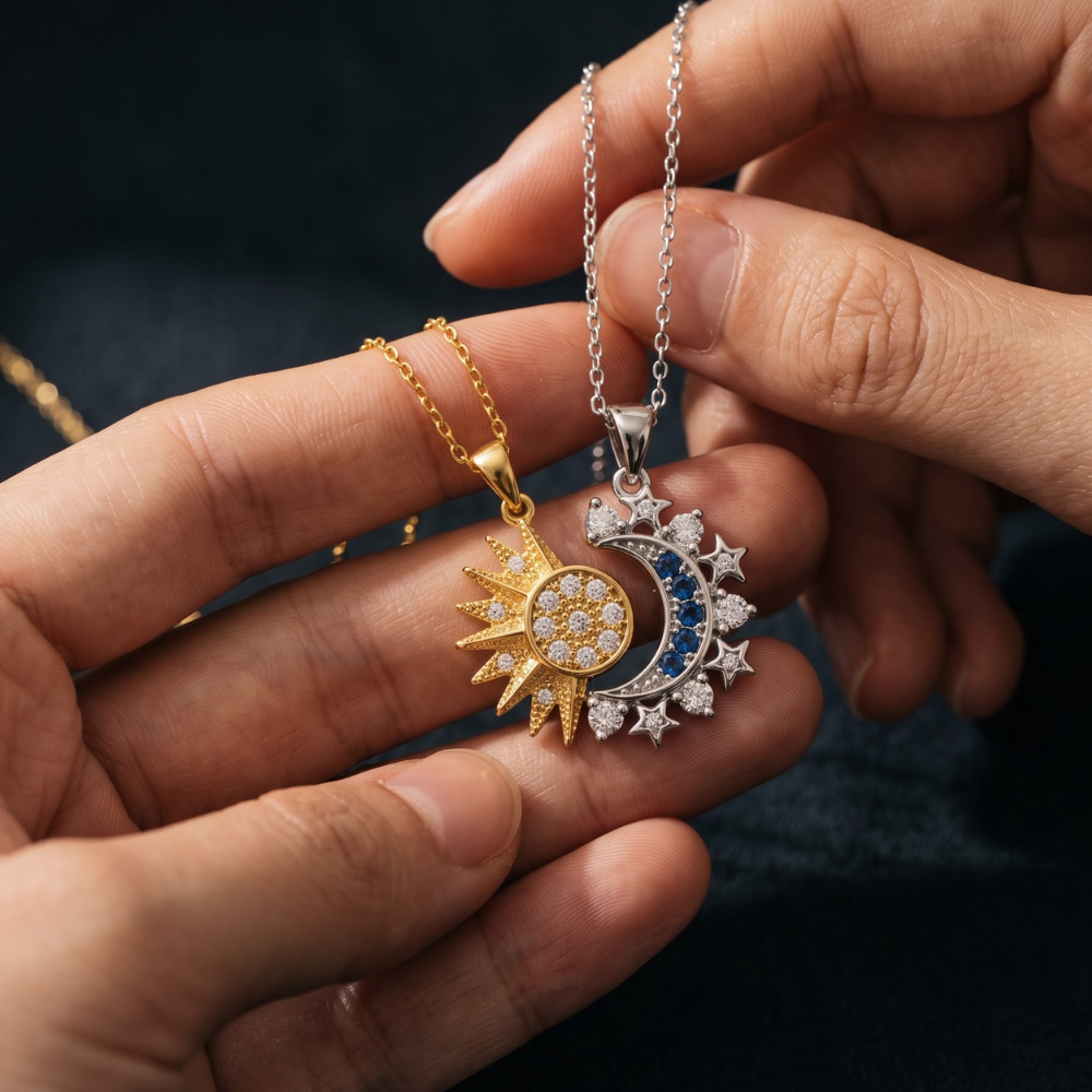 Set Collane Sole e Luna Armonia Celeste