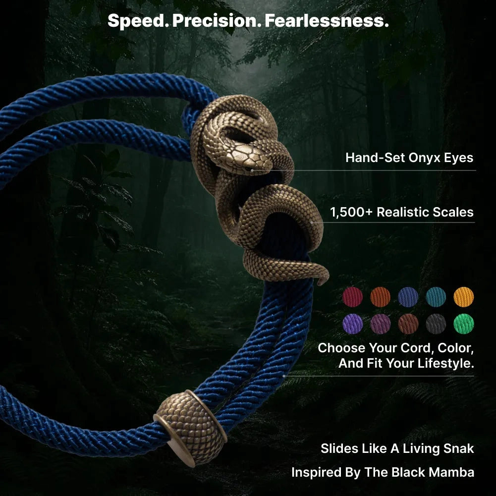 Black Mamba Rope Bracelet - image 02