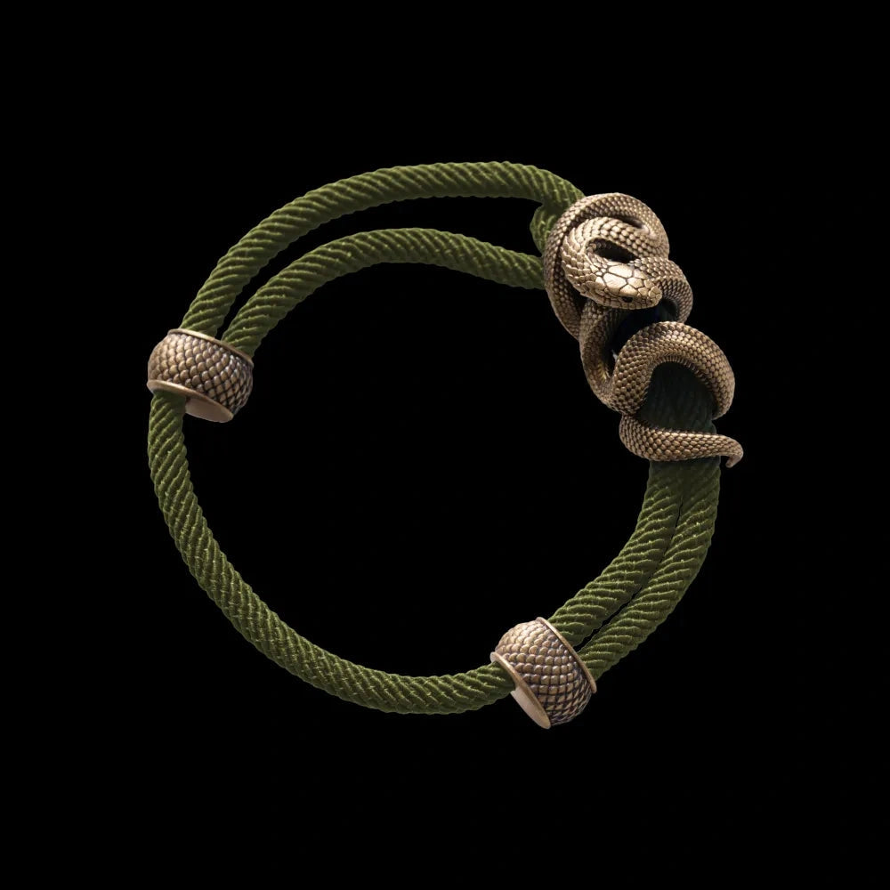 saltlume.com Black Mamba Rope Bracelet - Brass - image 16