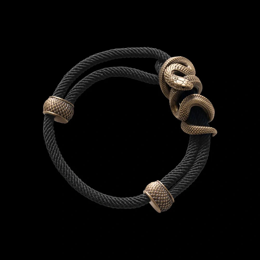 saltlume.com Black Mamba Rope Bracelet - Brass - image 17