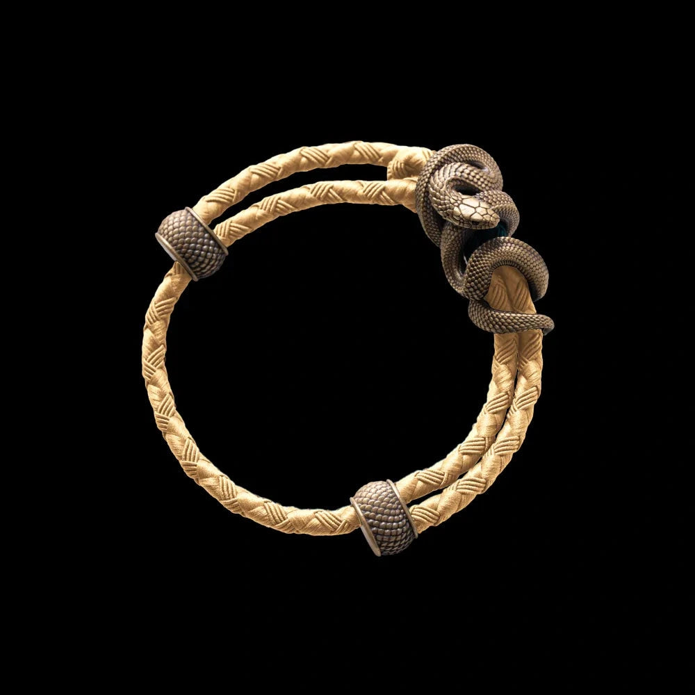 saltlume.com Black Mamba Rope Bracelet - Brass - image 36