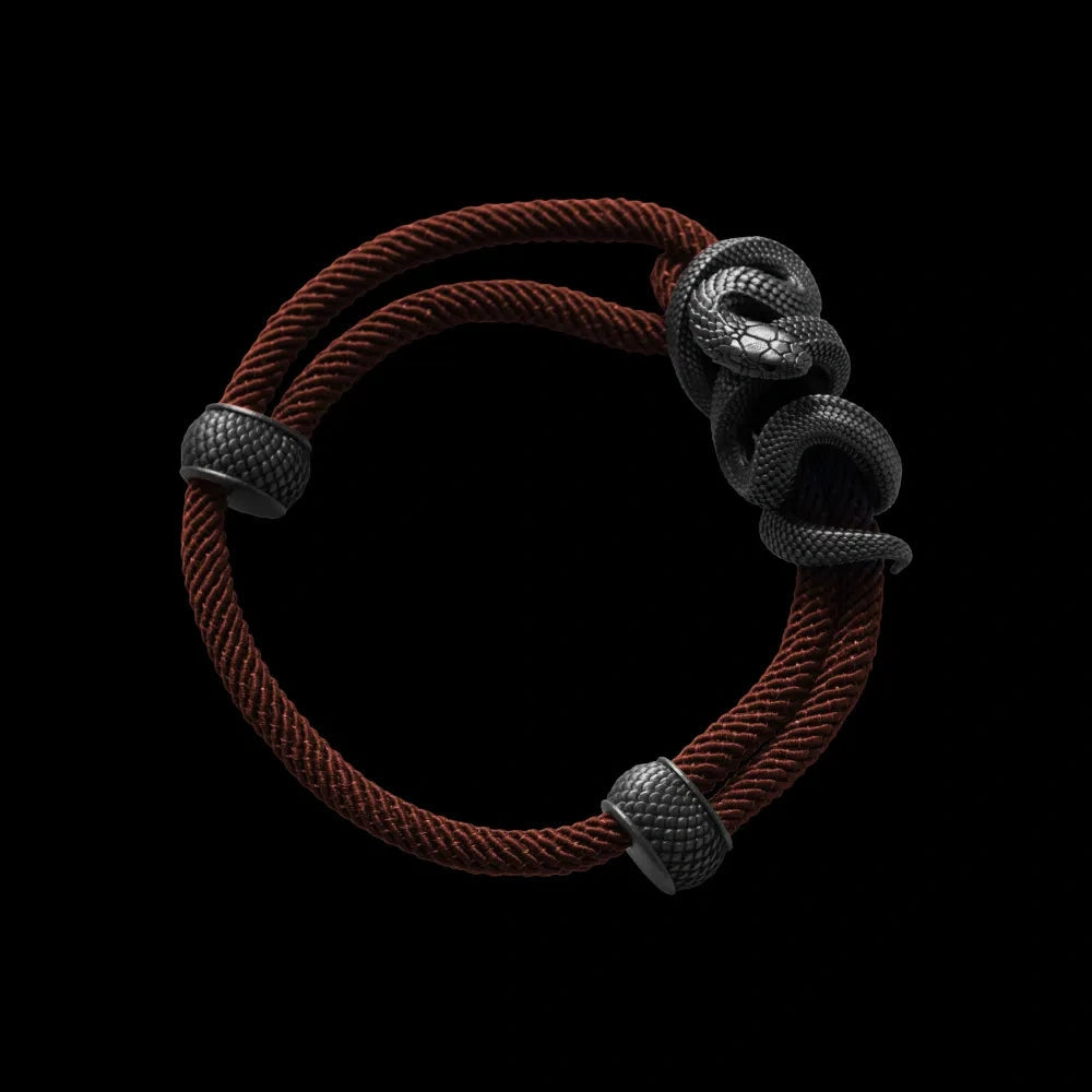 saltlume.com Black Mamba Rope Bracelet - Blackened - image 3
