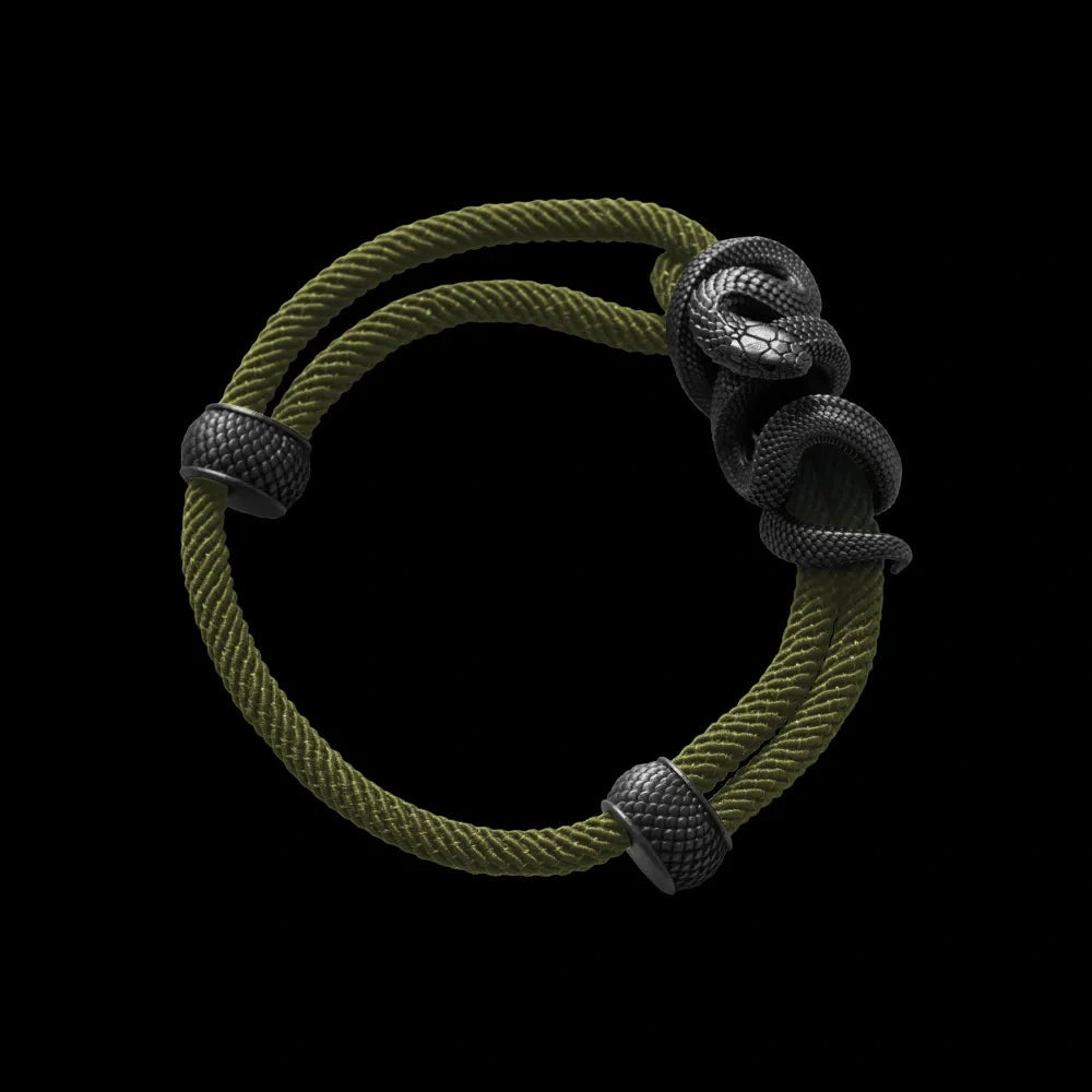 saltlume.com Black Mamba Rope Bracelet - Blackened - image 5