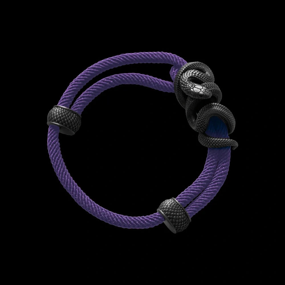 saltlume.com Black Mamba Rope Bracelet - Blackened - image 7
