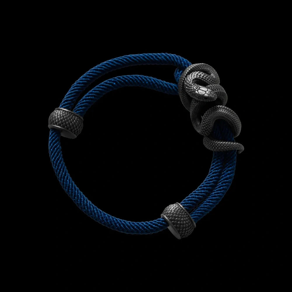 saltlume.com Black Mamba Rope Bracelet - Blackened - image 8