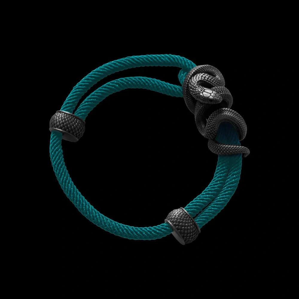 saltlume.com Black Mamba Rope Bracelet - Blackened - image 9
