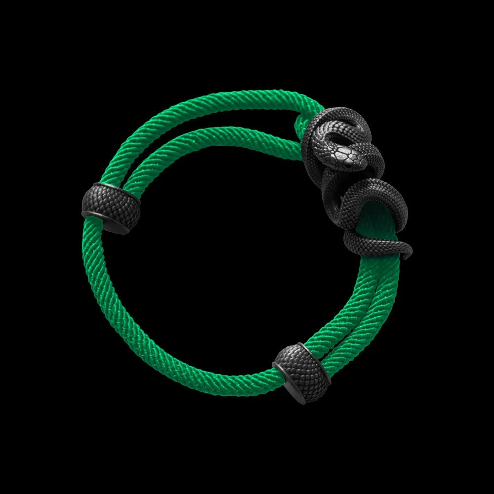 saltlume.com Black Mamba Rope Bracelet - Blackened - image 18