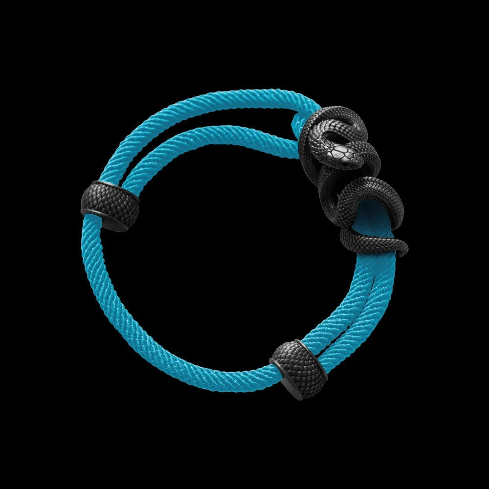 saltlume.com Black Mamba Rope Bracelet - Blackened - image 19