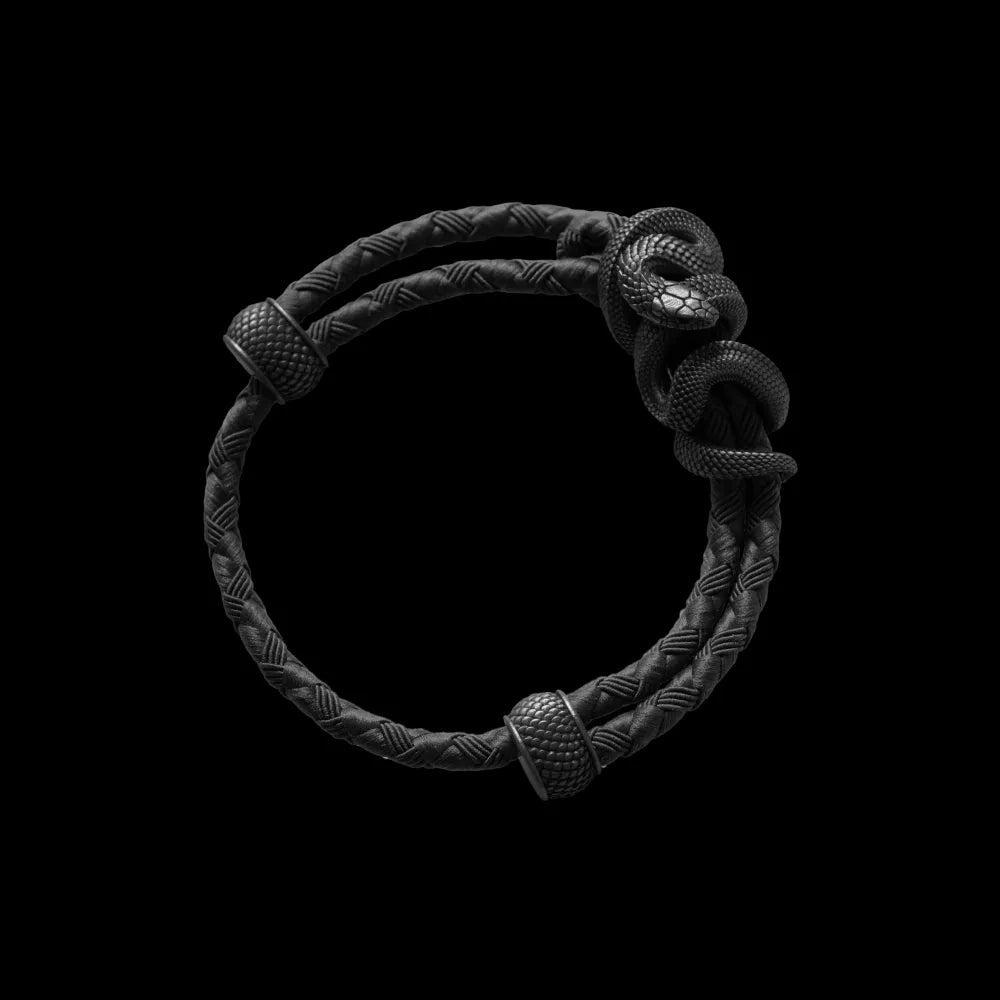 saltlume.com Black Mamba Rope Bracelet - Blackened - image 21