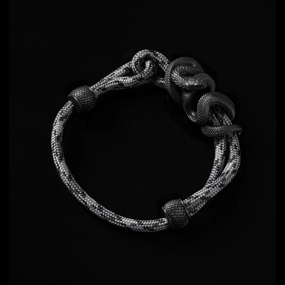 saltlume.com Black Mamba Rope Bracelet - Blackened - image 43