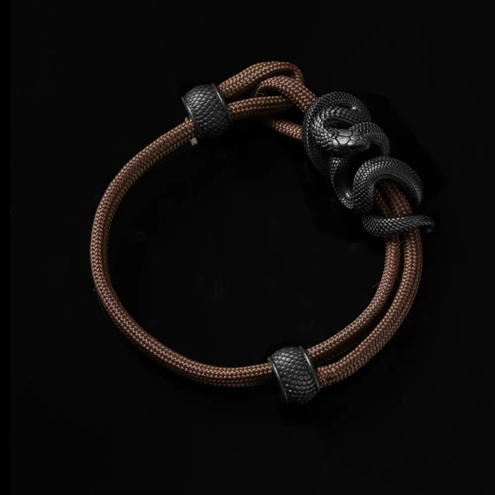 saltlume.com Black Mamba Rope Bracelet - Blackened - image 45