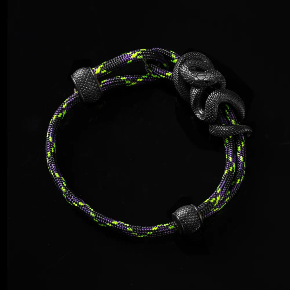 saltlume.com Black Mamba Rope Bracelet - Blackened - image 47