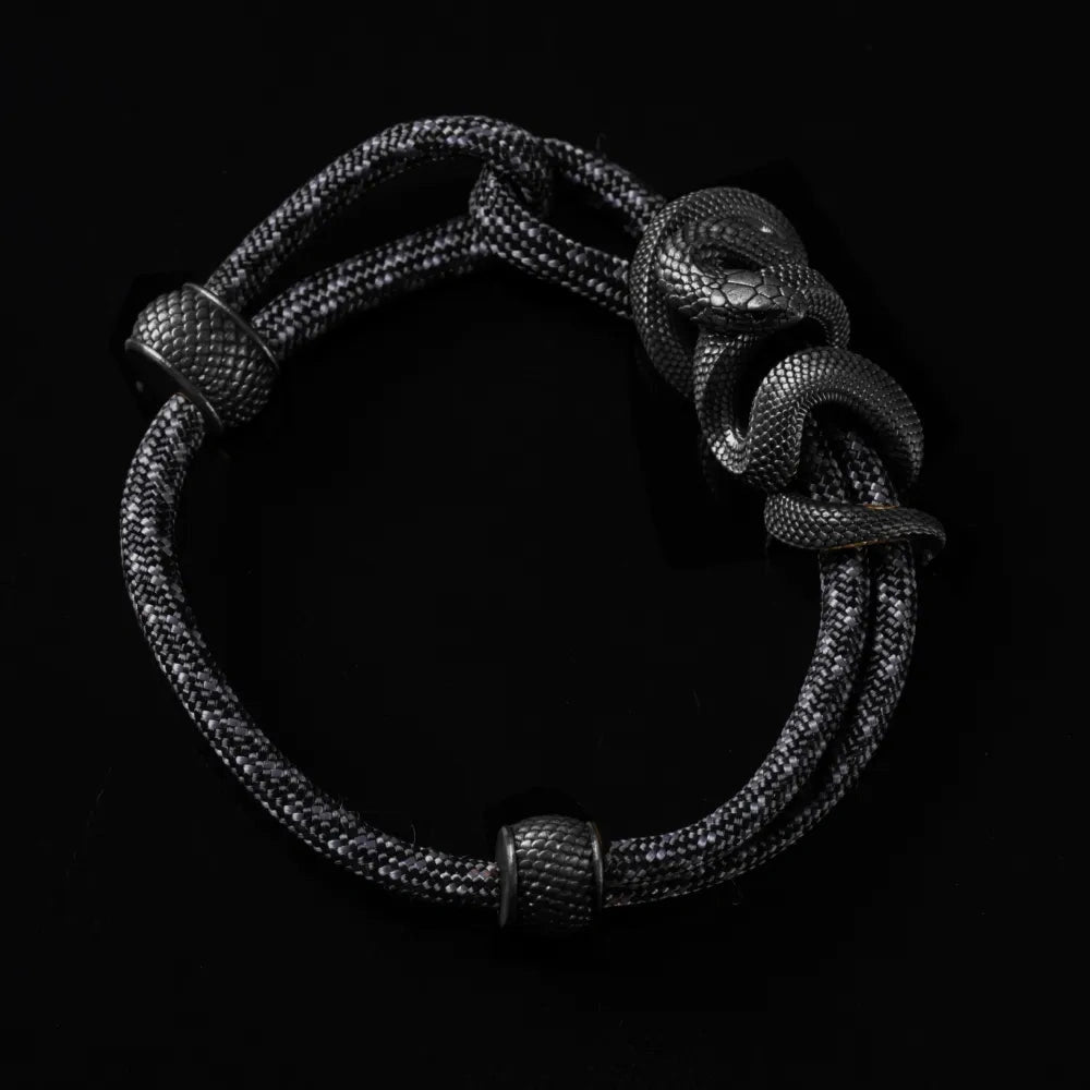 saltlume.com Black Mamba Rope Bracelet - Blackened - image 48