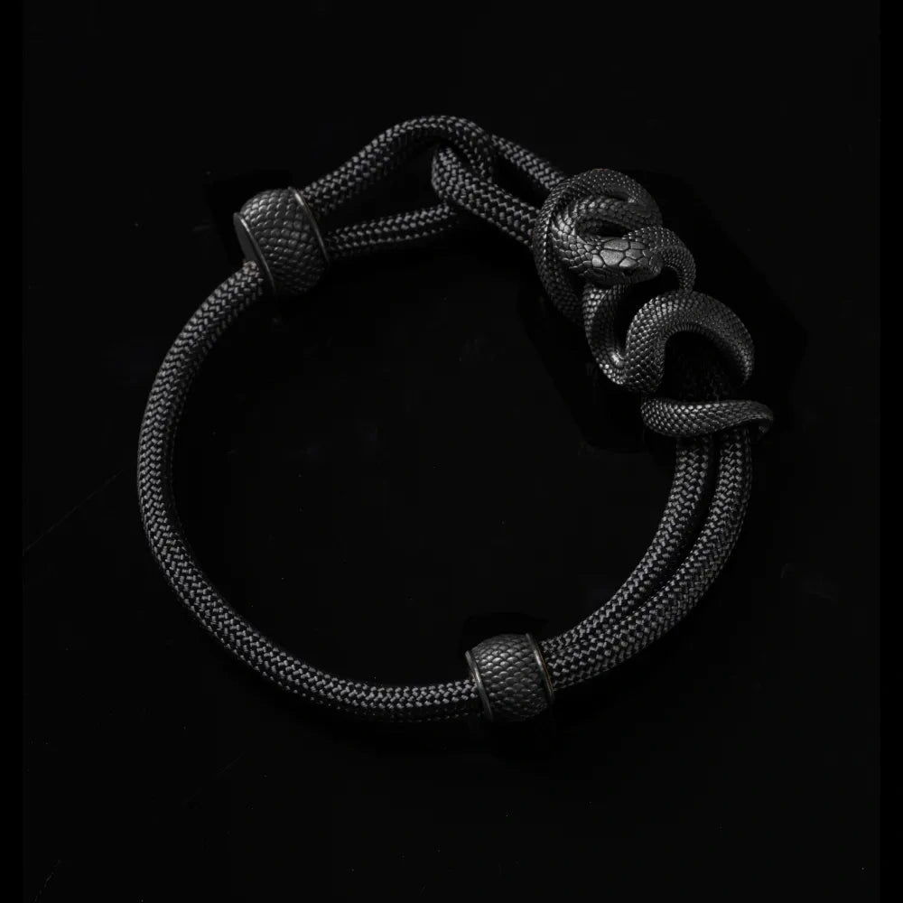 saltlume.com Black Mamba Rope Bracelet - Blackened - image 57