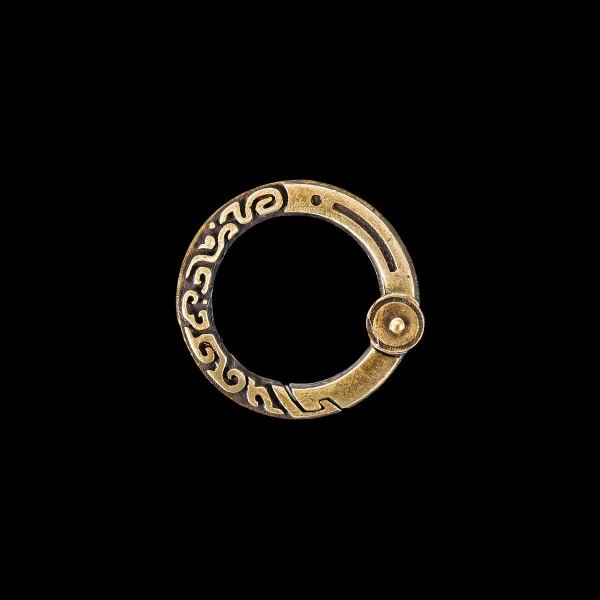 saltlume.com Dragon-patterned Jumping Ring - image 1