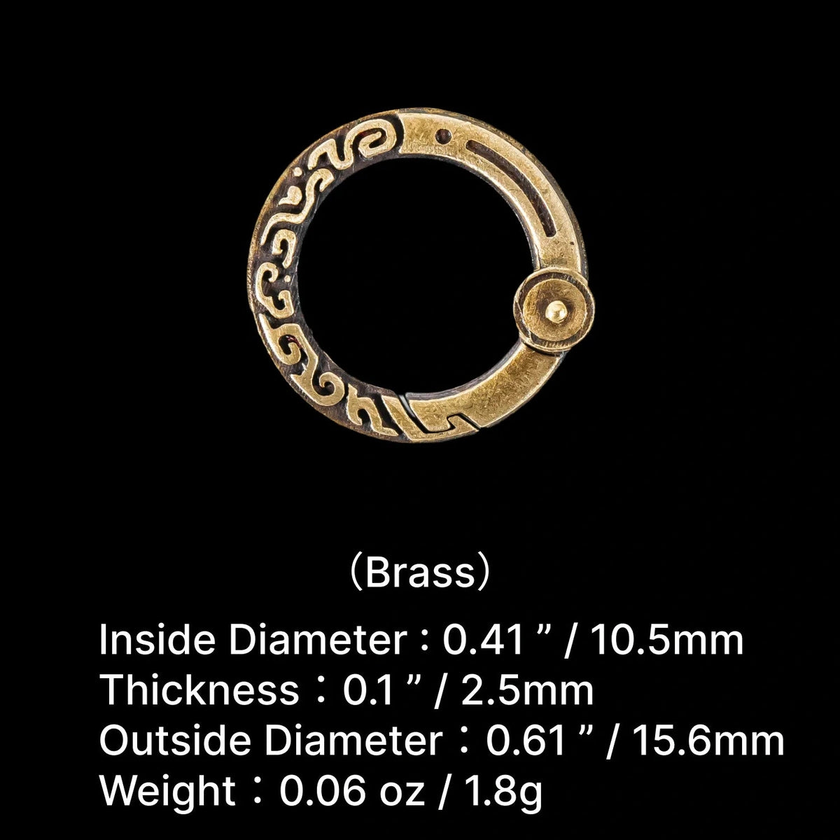 saltlume.com Dragon-patterned Jumping Ring - image 7