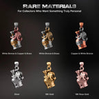 Octopus capsule pendant in multiple material and color options