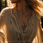 Brass Tarot Vision Pendant Details 08