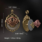 Brass Tarot Vision Pendant Details 14
