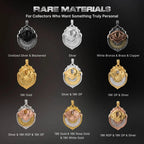 Brass Tarot Vision Pendant Details 15