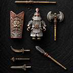 Jin Iron Soldier Figurine with Weapons