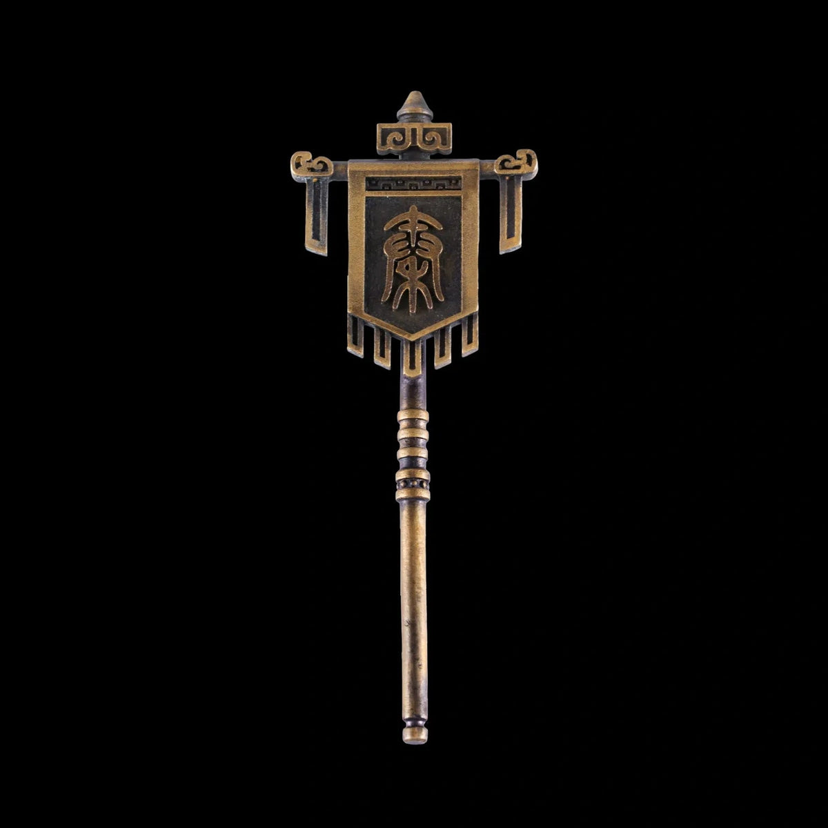 Brass Qin Army Flags