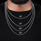 Silver Ball Chain Length Guide