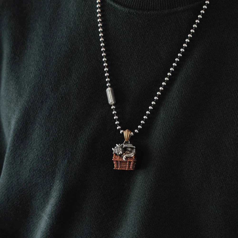 saltlume.com Dragon Treasure Chest Pendant - image 12