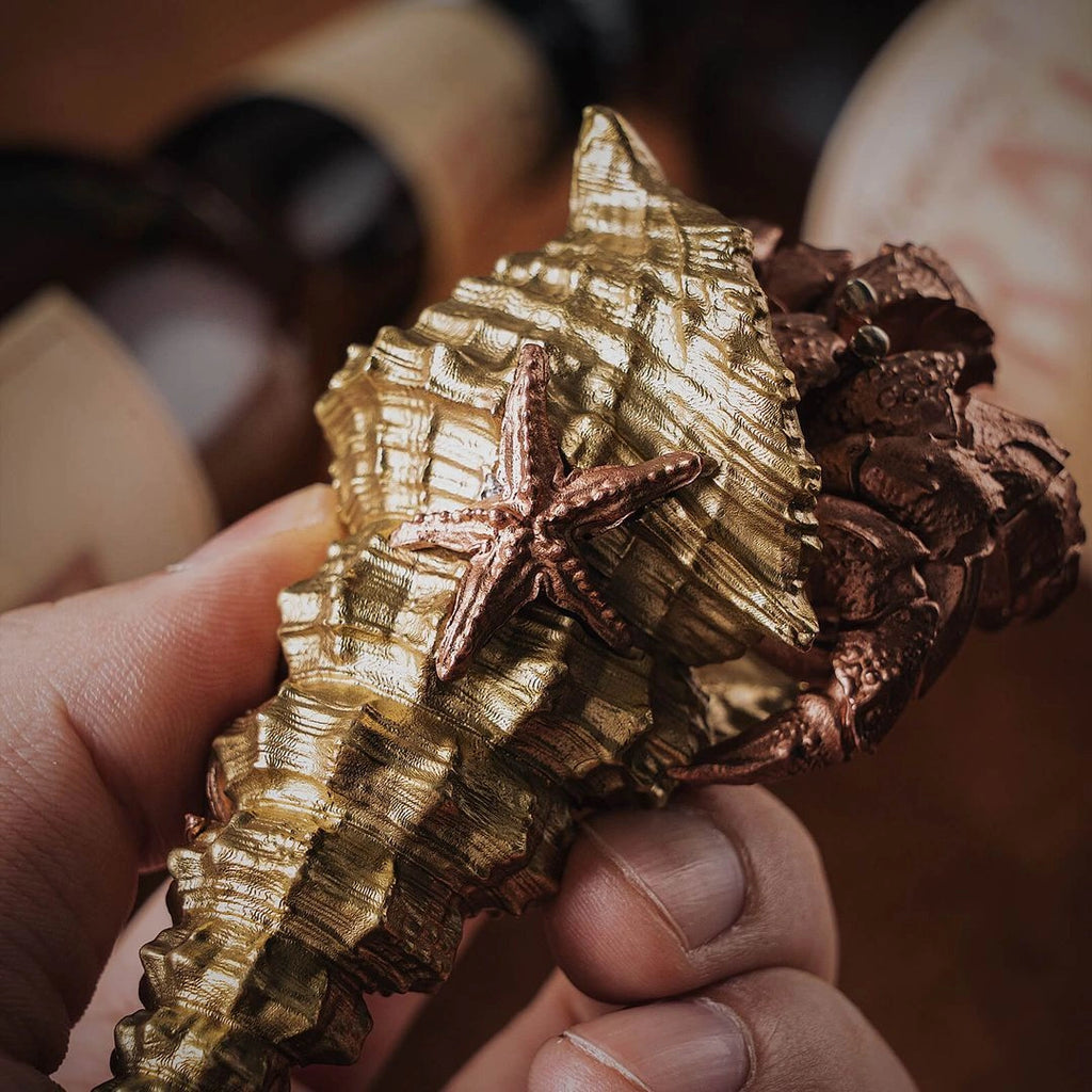 Bronze Hermit Crab Bottle Opener details