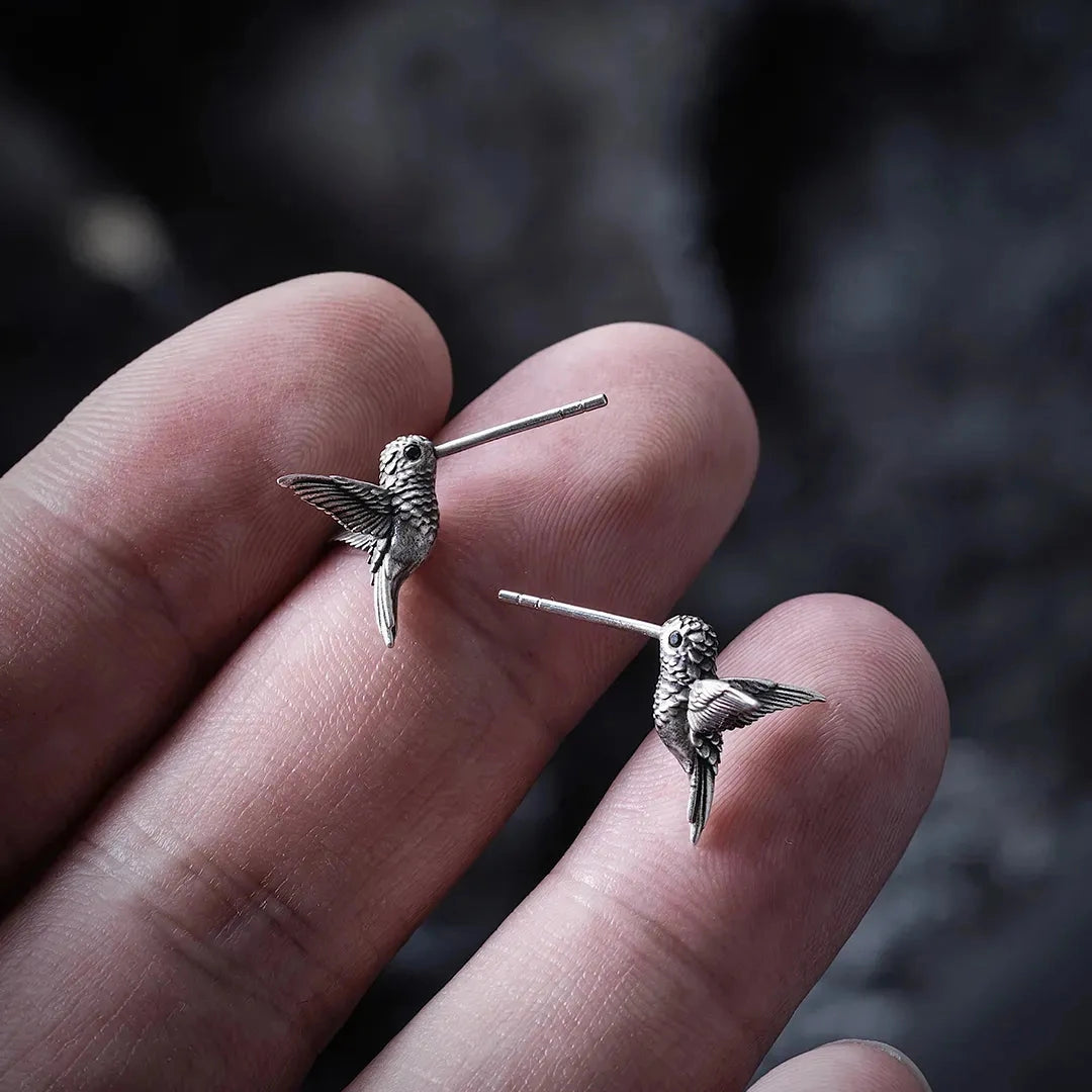 Kolibri-Stecker-Ohrringe Details 04