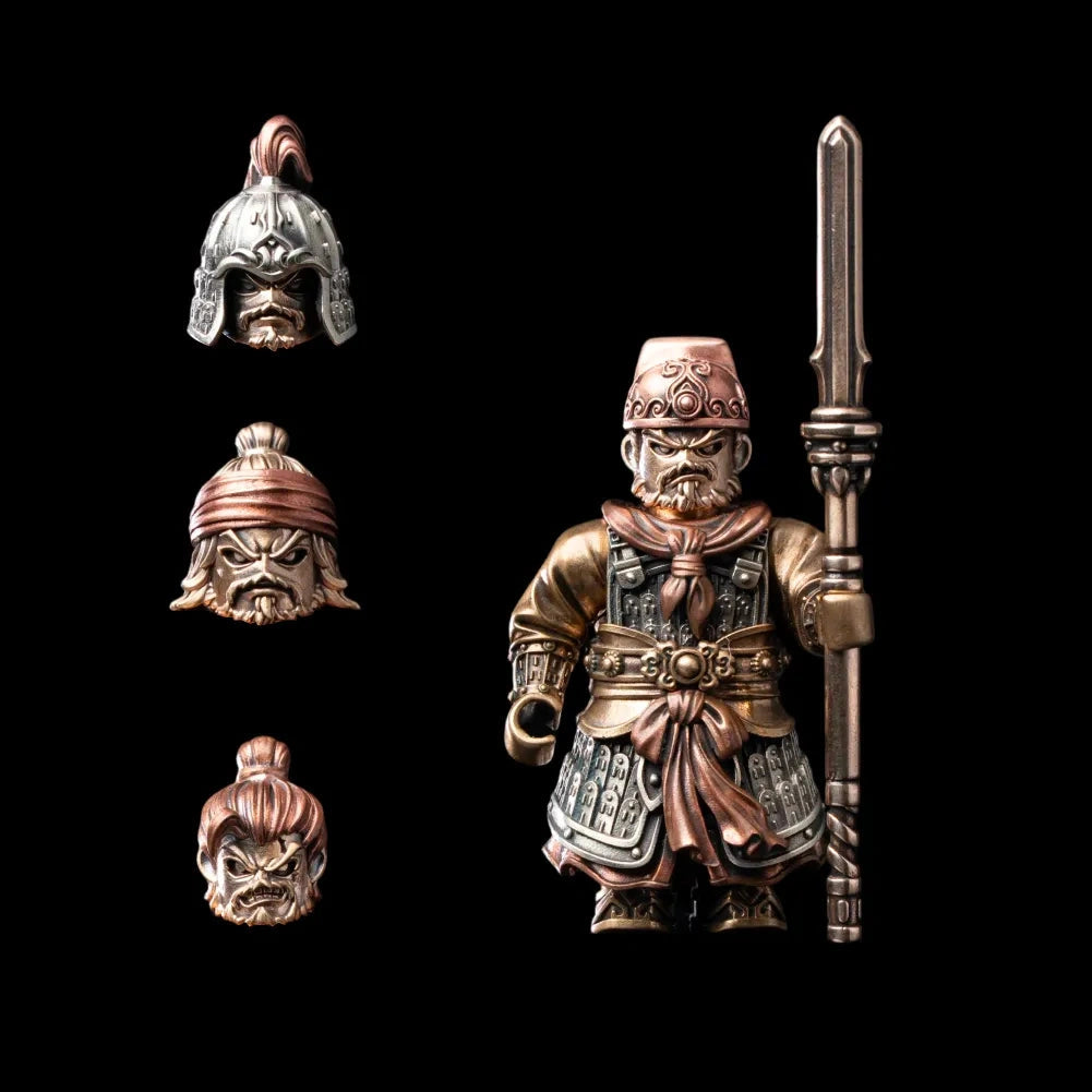 Magnetic Soldier Collection C1150QZ C001 Four in One Warrior Set Black Background