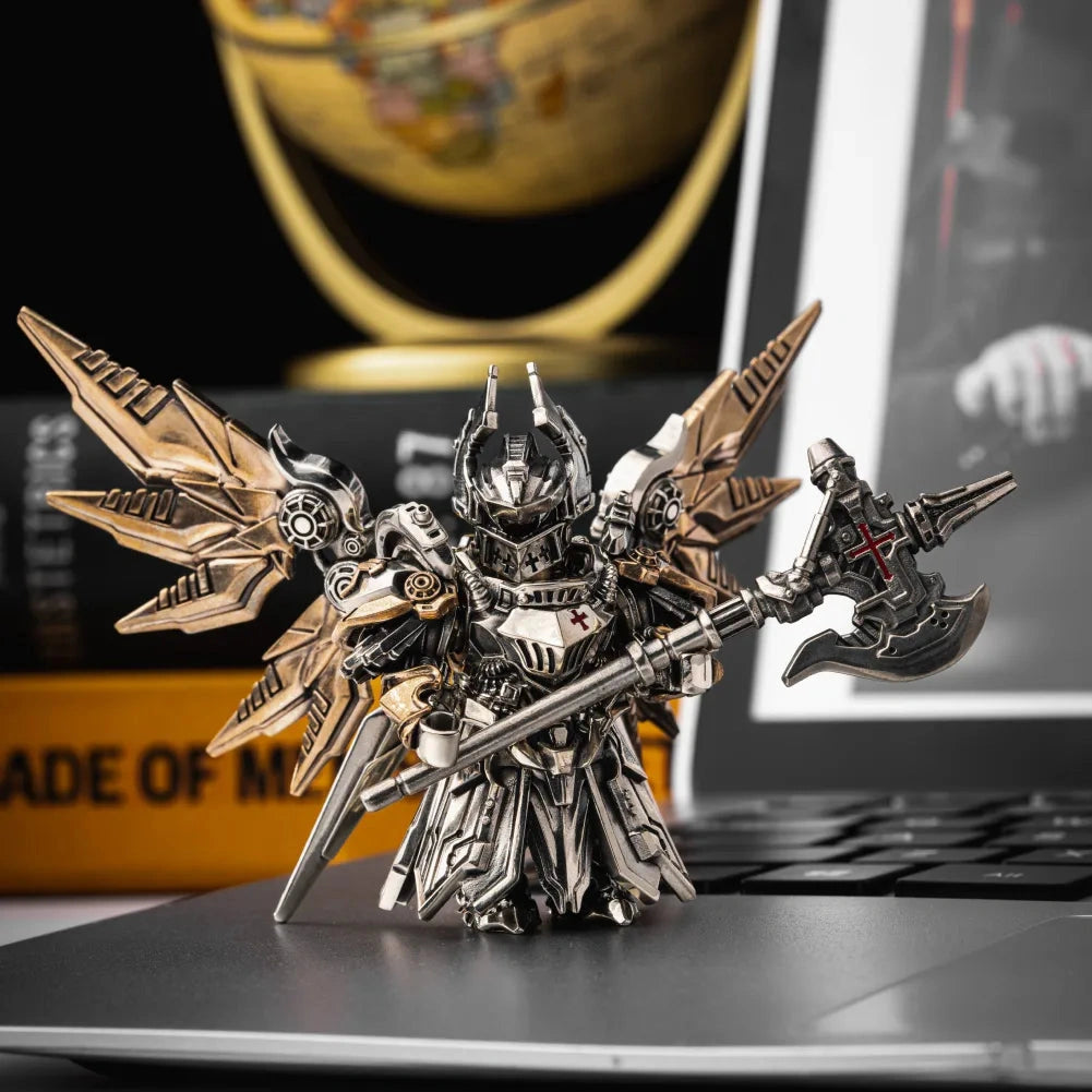 Biały Brąz z detalami mecha Justicar 05