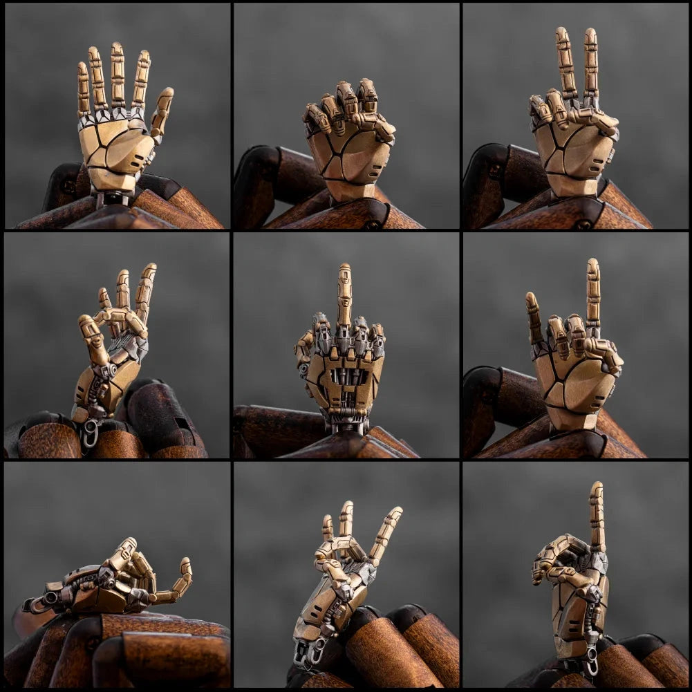 Mechanical Hand Pendant Details 9