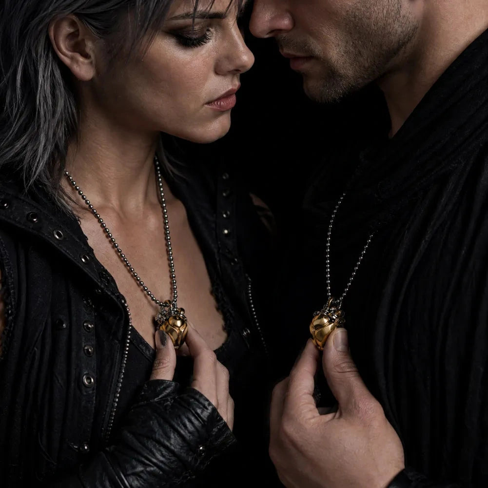 Mechanical Heart Pendant Details 04