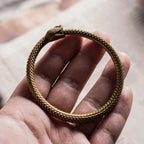 Ouroboros armband Messing