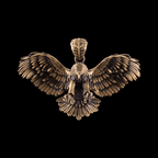 Brass Eagle Pendant