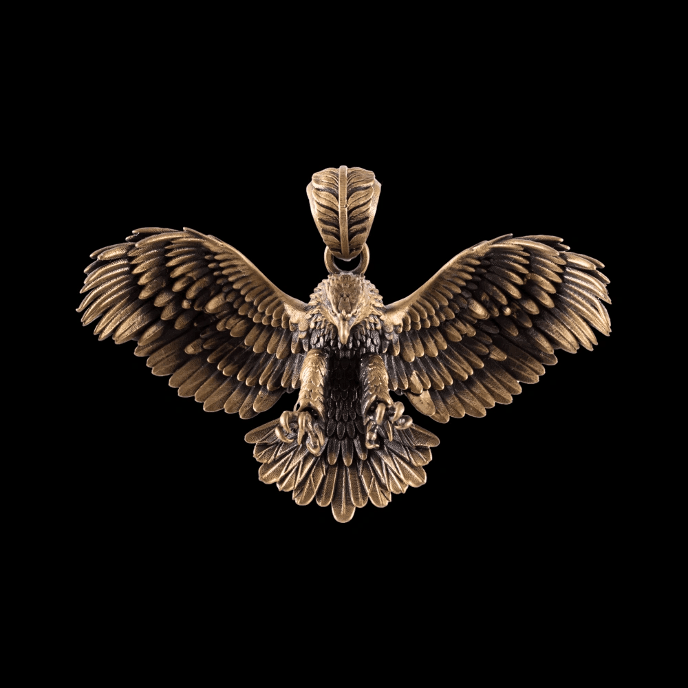 Brass Eagle Pendant