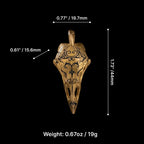 saltlume.com Raven Skull Pendant - image 10