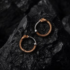 ウロボロス フープピアス｜いぶし銀の商品画像