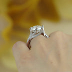 3 Carat Super Sparkling Moissanite Ring
