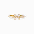 With Brave Wings She Flies Butterfly Ring
