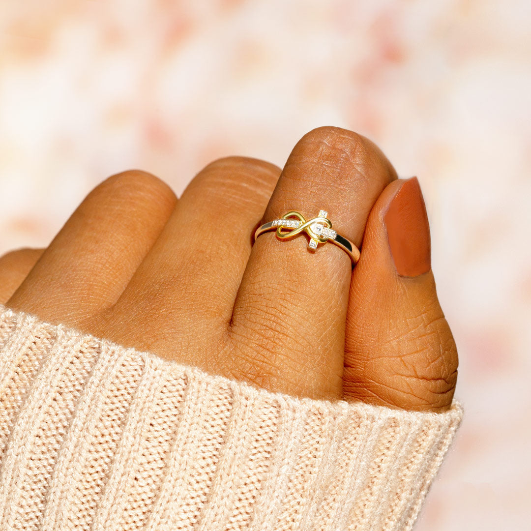 Remember Who You Are Infinity Cross Ring