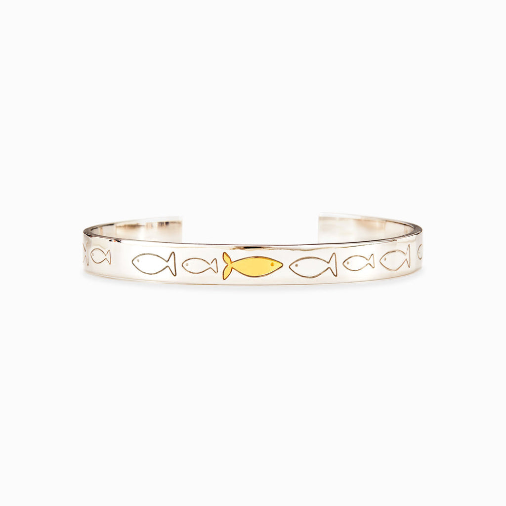 Swimming Against The Current Bangle