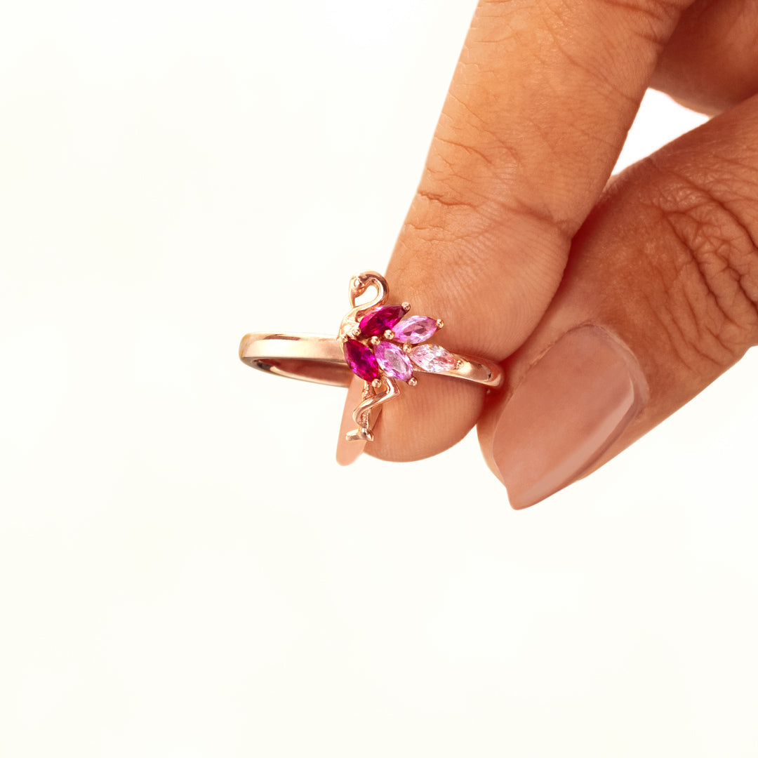 You're Flamazing Flamingo Ring
