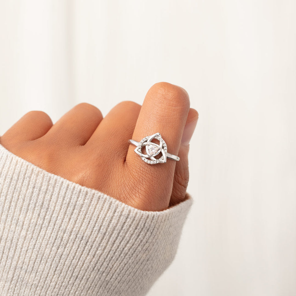 Celtic Knot Ring For Daughter
