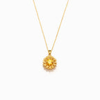 I Would Change The World For You Sunflower Necklace S925