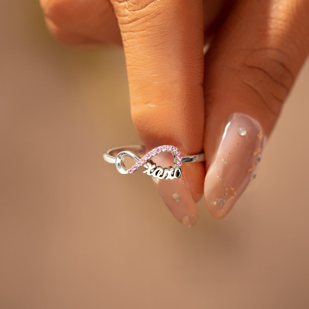 Token of Hugs and Kisses For Daughter XOXO Ring