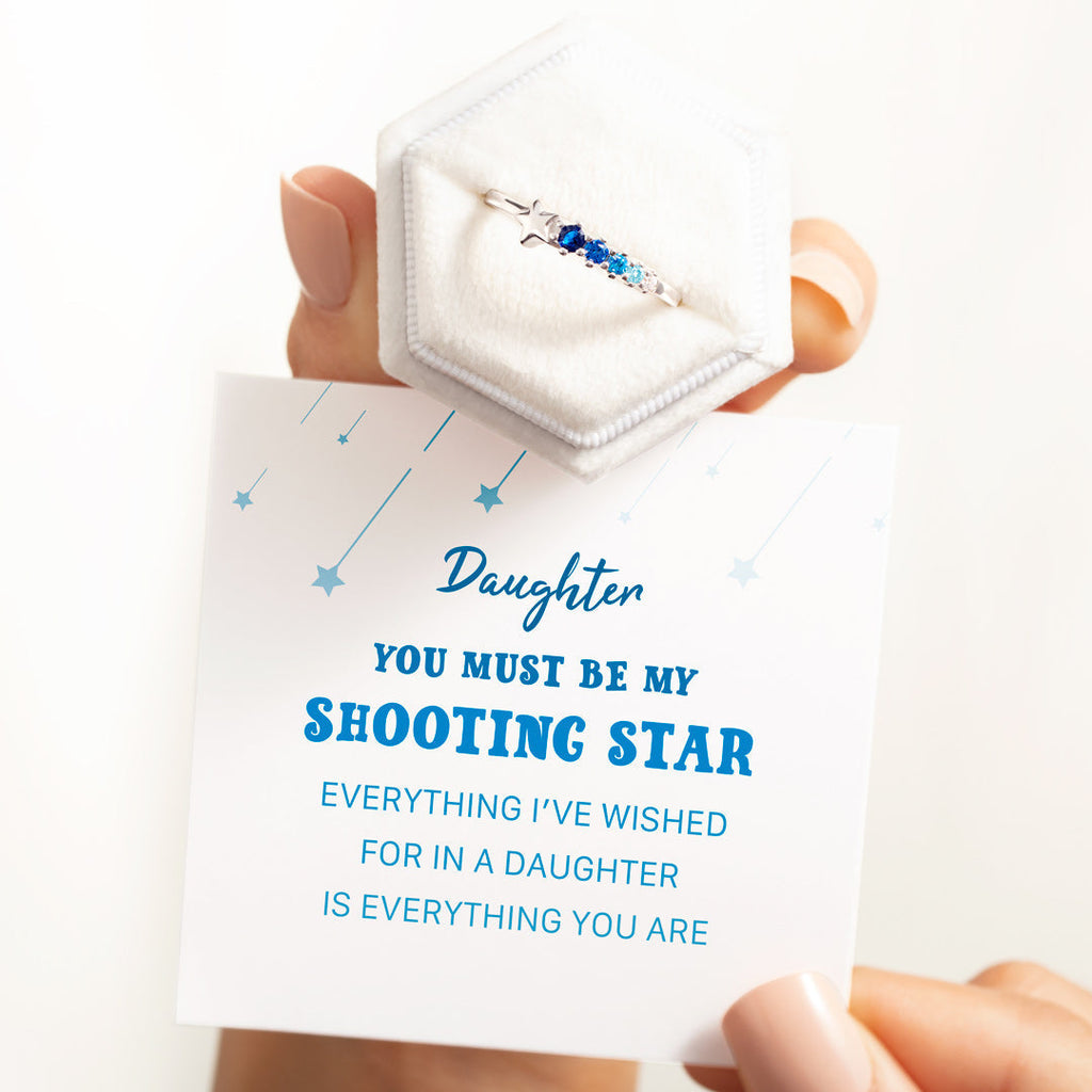 Daughter You're My Shooting Star Ring