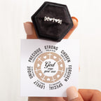 God Says You Are Strong Heart & Cross Band